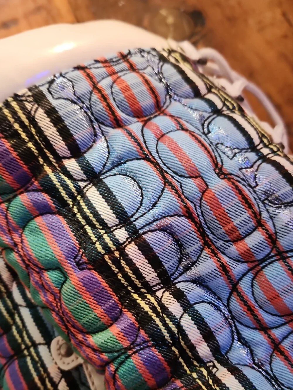 COACH Poppy Peggy Women's Quilted Multicolor Winter/Snow Boots